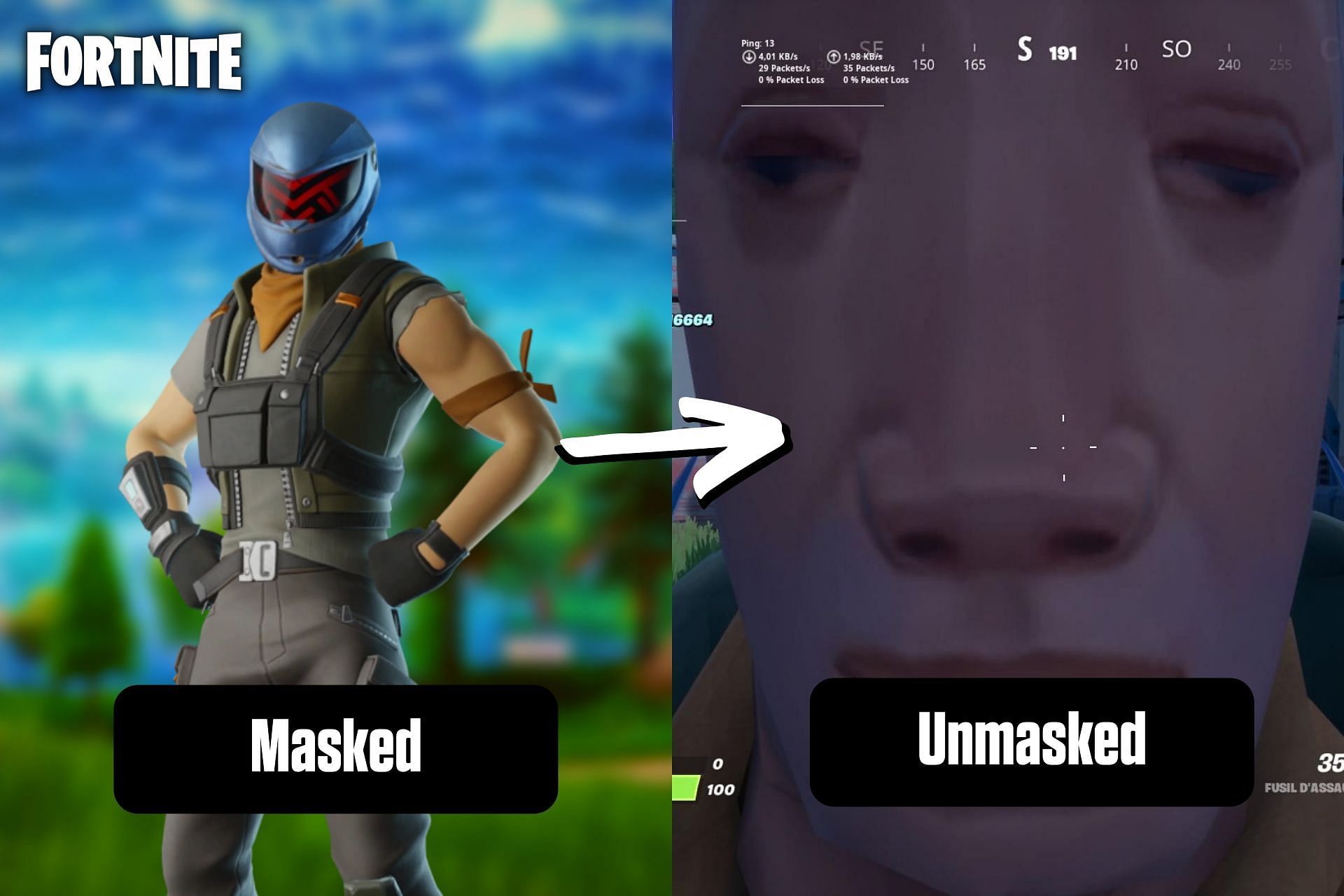 Masked skins in Fortnite (Image via Sportskeeda)