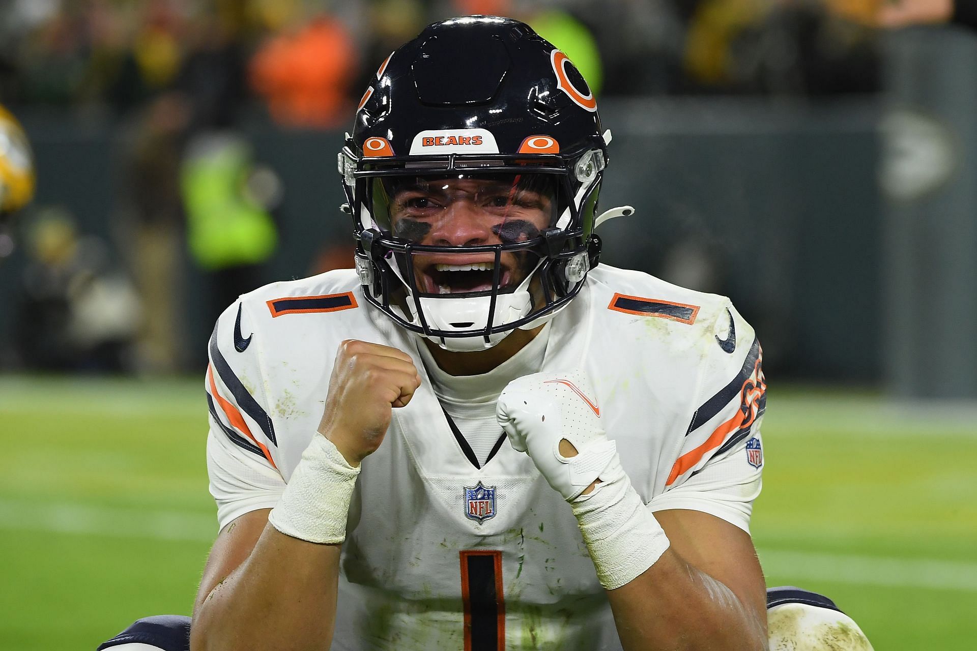 Chicago Bears quarterback Justin Fields