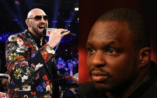 Tyson Fury (left) and Dillian Whyte (right)