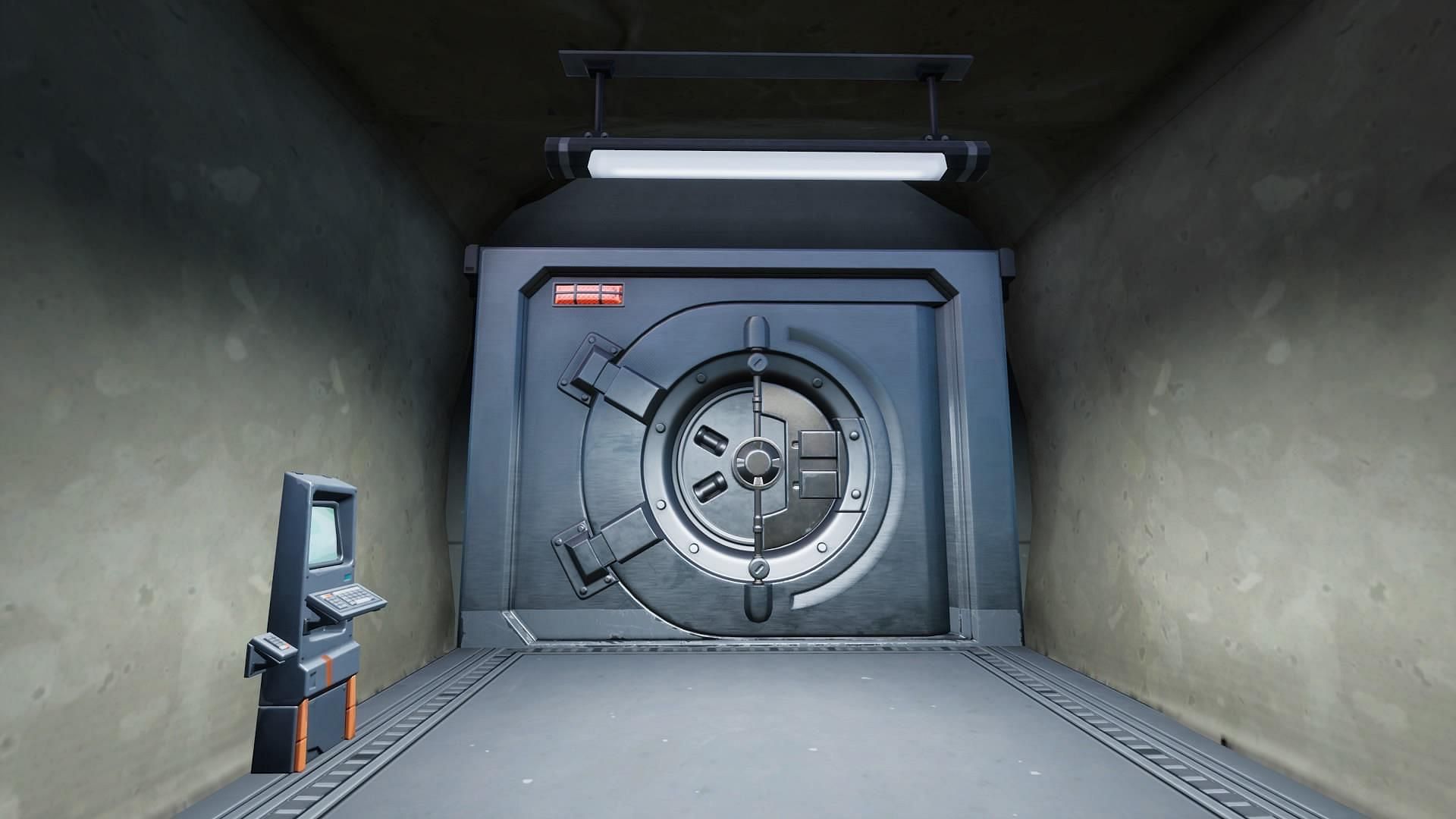 The vault in Covert Canyon (Image via Epic Games)