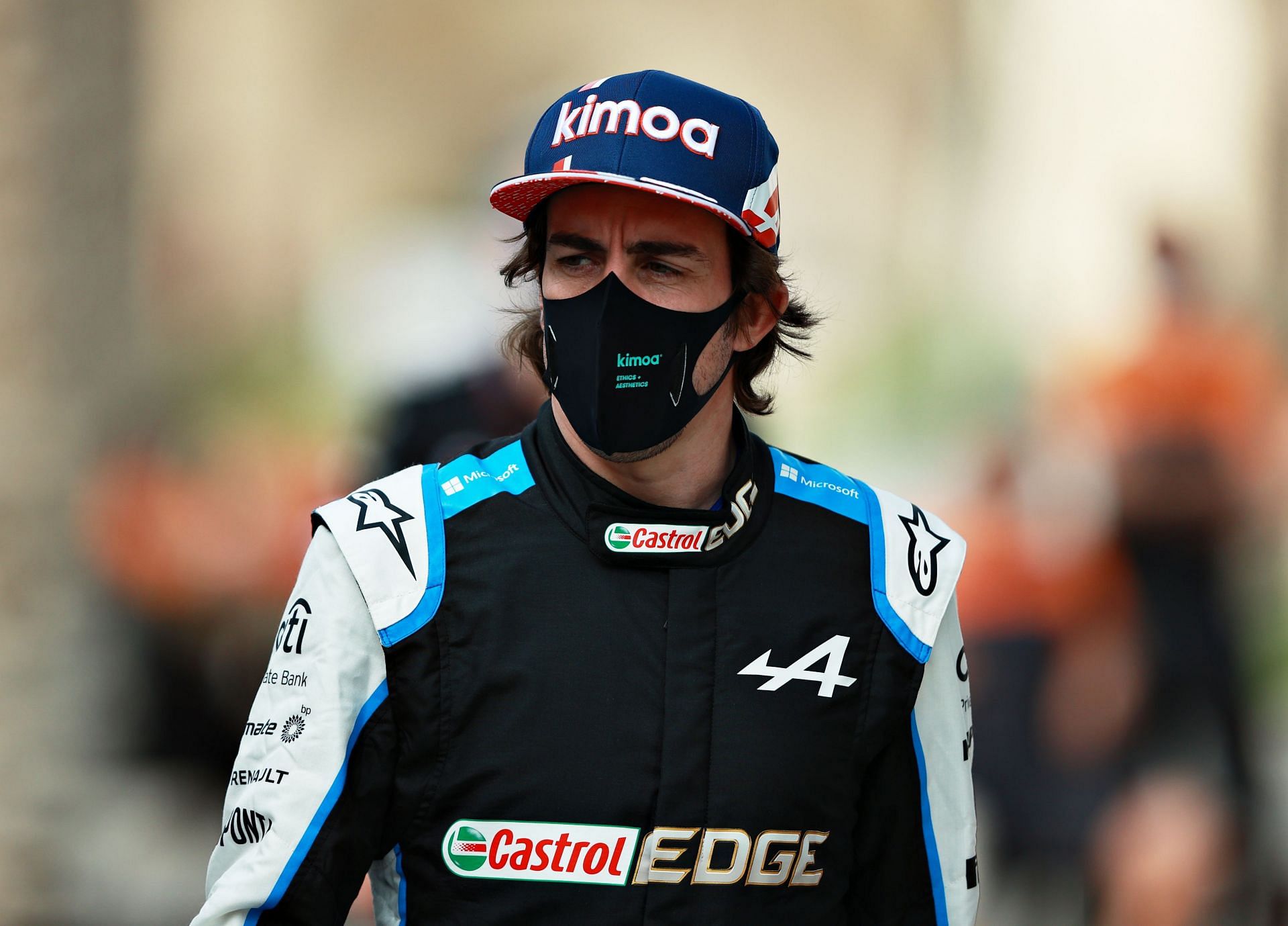 Formula 1 Testing in Bahrain - Fernando Alonso in the paddocks