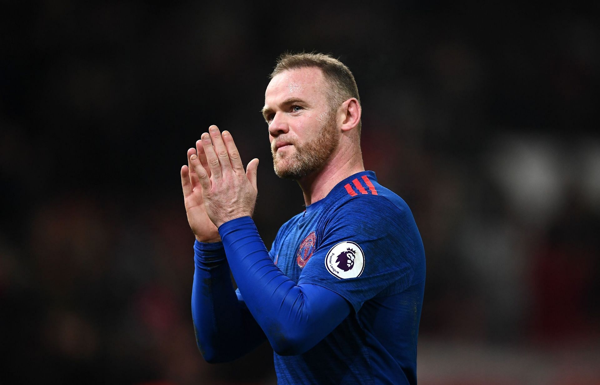 Rooney after scoring his 250th goal against Stoke City