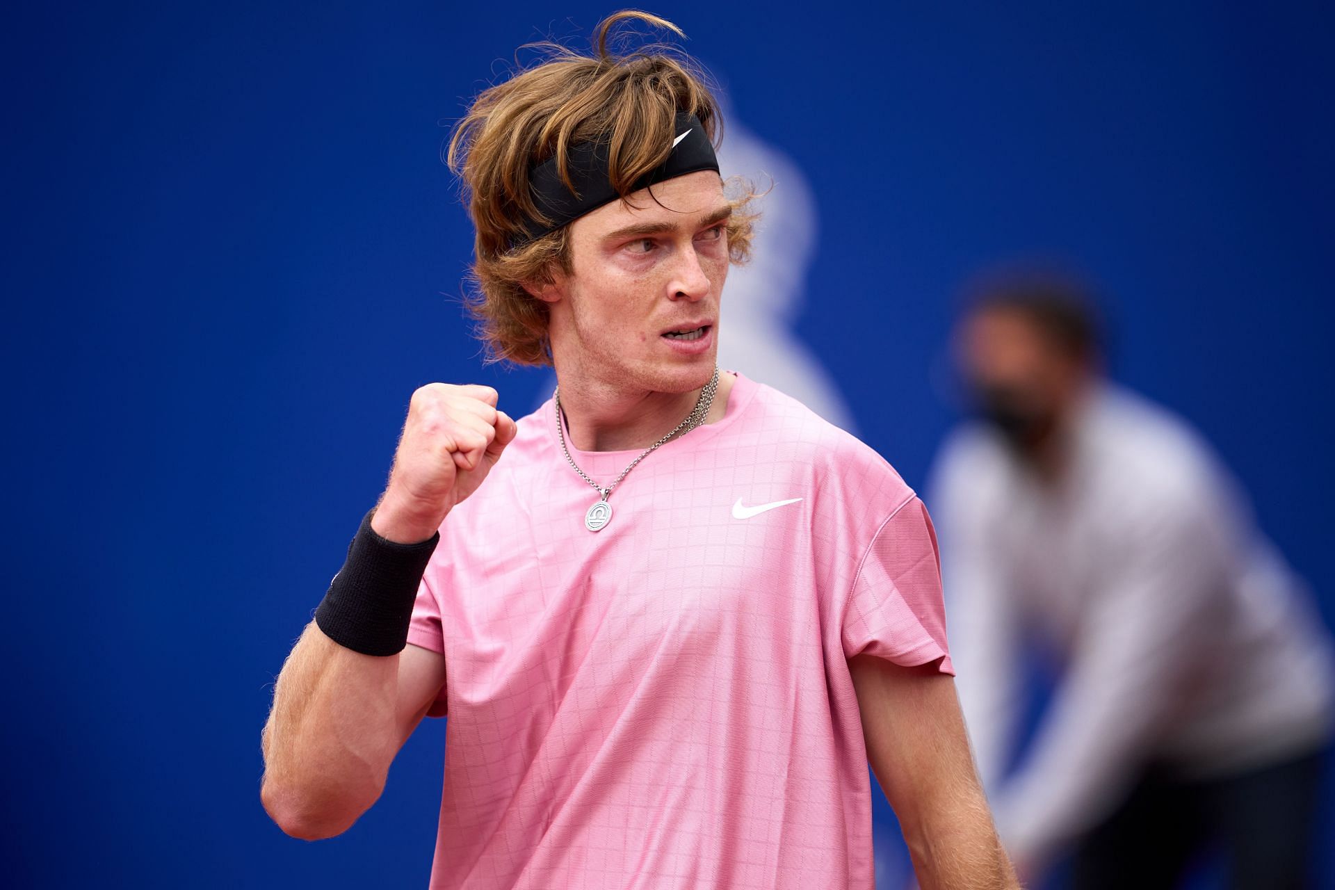 Andrey Rublev at the 2021 Barcelona Open.