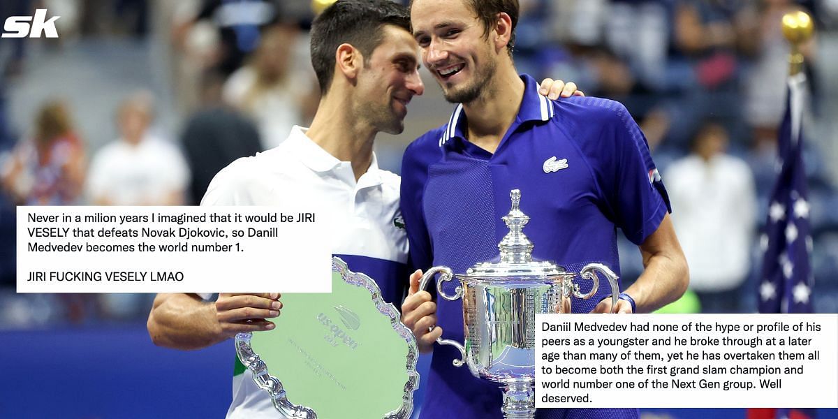 Daniil Medvedev dethroned Novak Djokovic as the World No.1