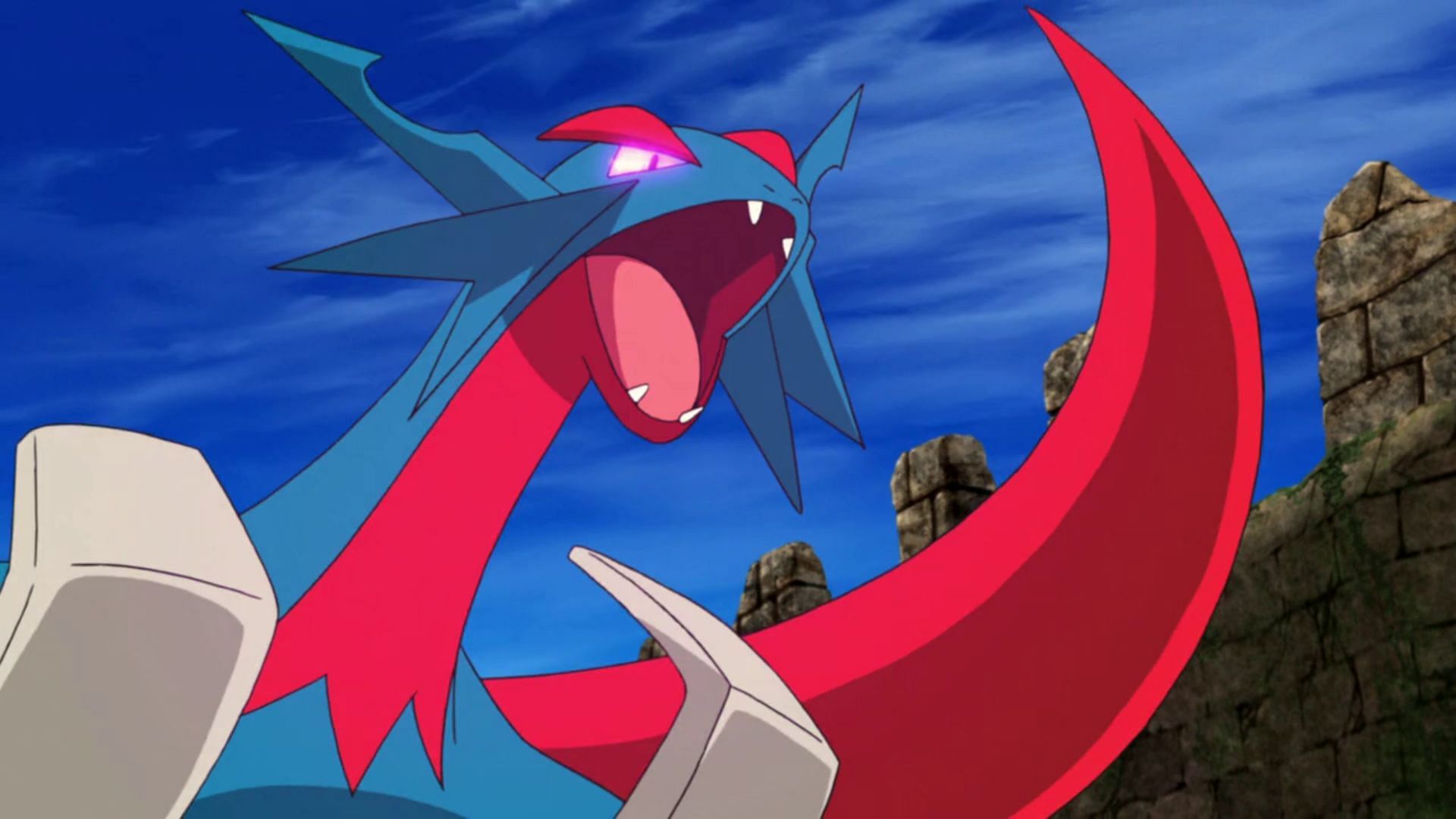 Salamence is one of the few Pokemon to receive a Mega Evolution (Image via The Pokemon Company)