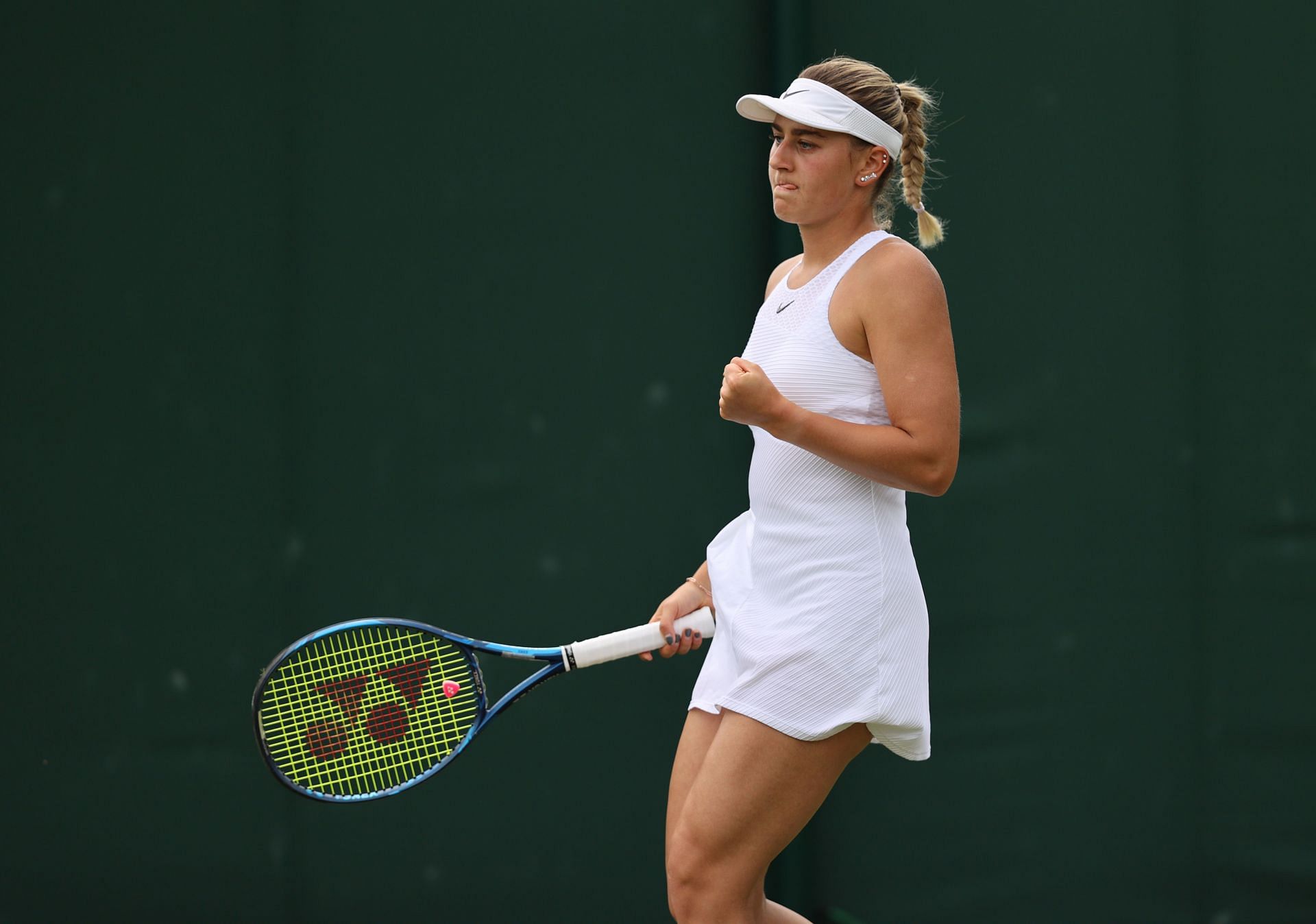 Marta Kostyuk at the 2021 Wimbledon Championships.