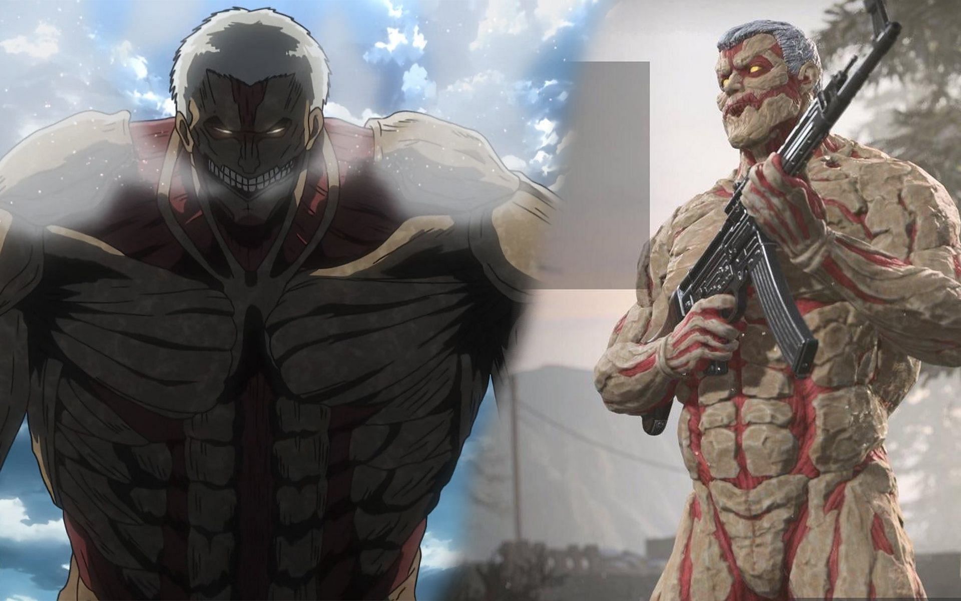 Community&#039;s reaction on the Armored Titan in Call of Duty Vanguard (Image via Crunchyroll/Activision)