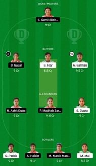 Dream11 Team for Town Club Women vs Rajasthan Club Women - Bengal Women’s T20 Blast 2022.