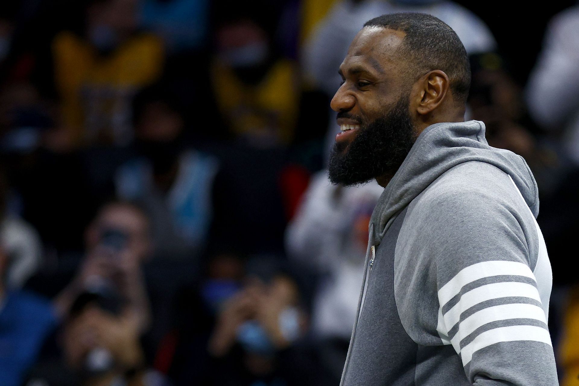 LeBron James sat out the game between the LA Lakers and the Los Angeles Clippers on Thursday