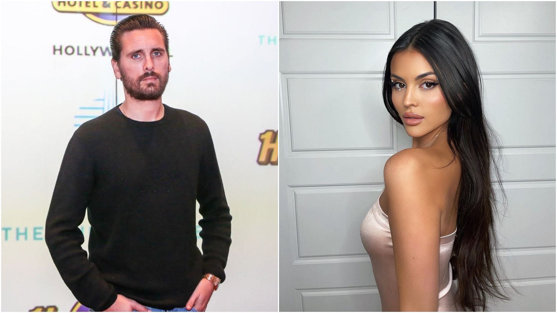 Scott Disick and Holly Scarfone were recently spotted together at dinner (Images via Zak Bennett/Getty Images and hollyscarfone/Instagram)