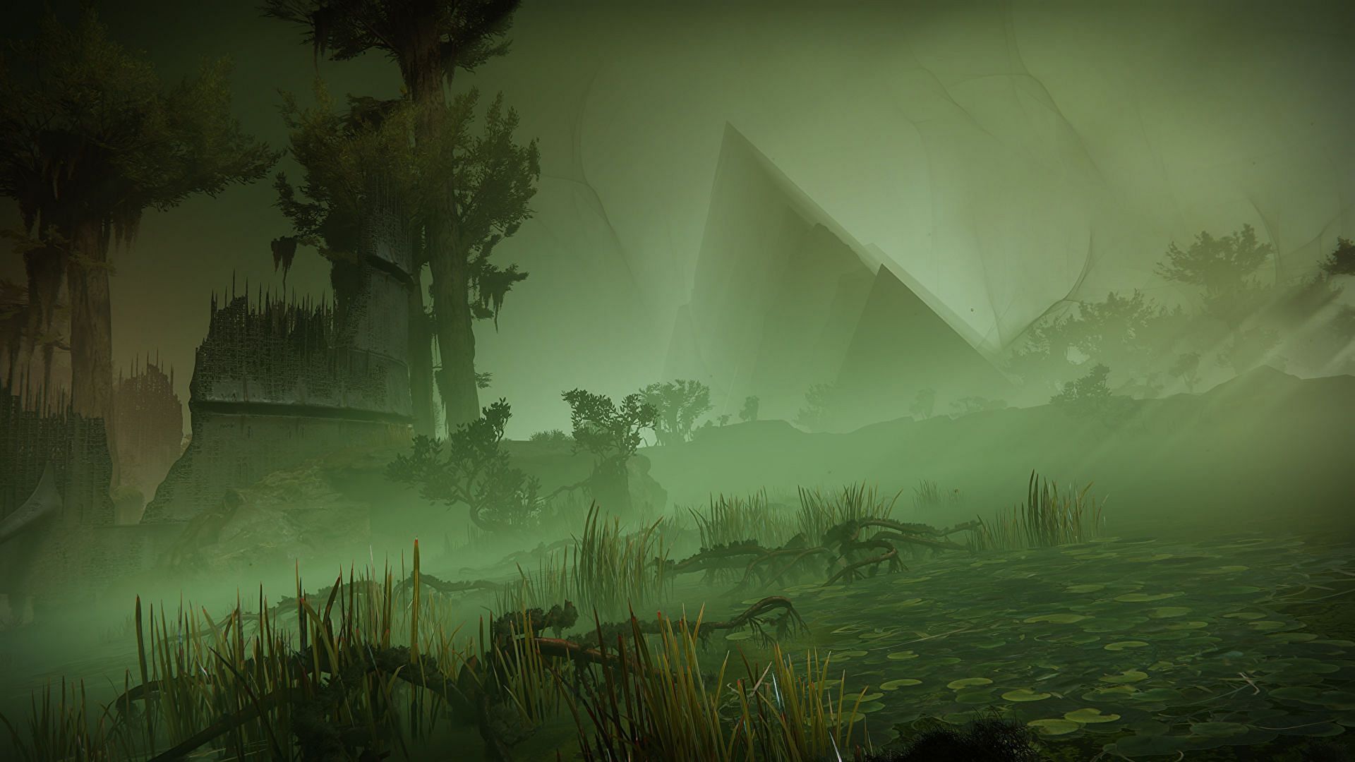 Darkness Pyramid at the Throne World (Image via Bungie)
