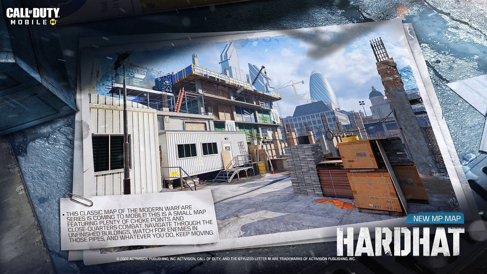 Hardhat is the brand new map coming to CODM in Season 2: Task Force 141 (Image via Activision)