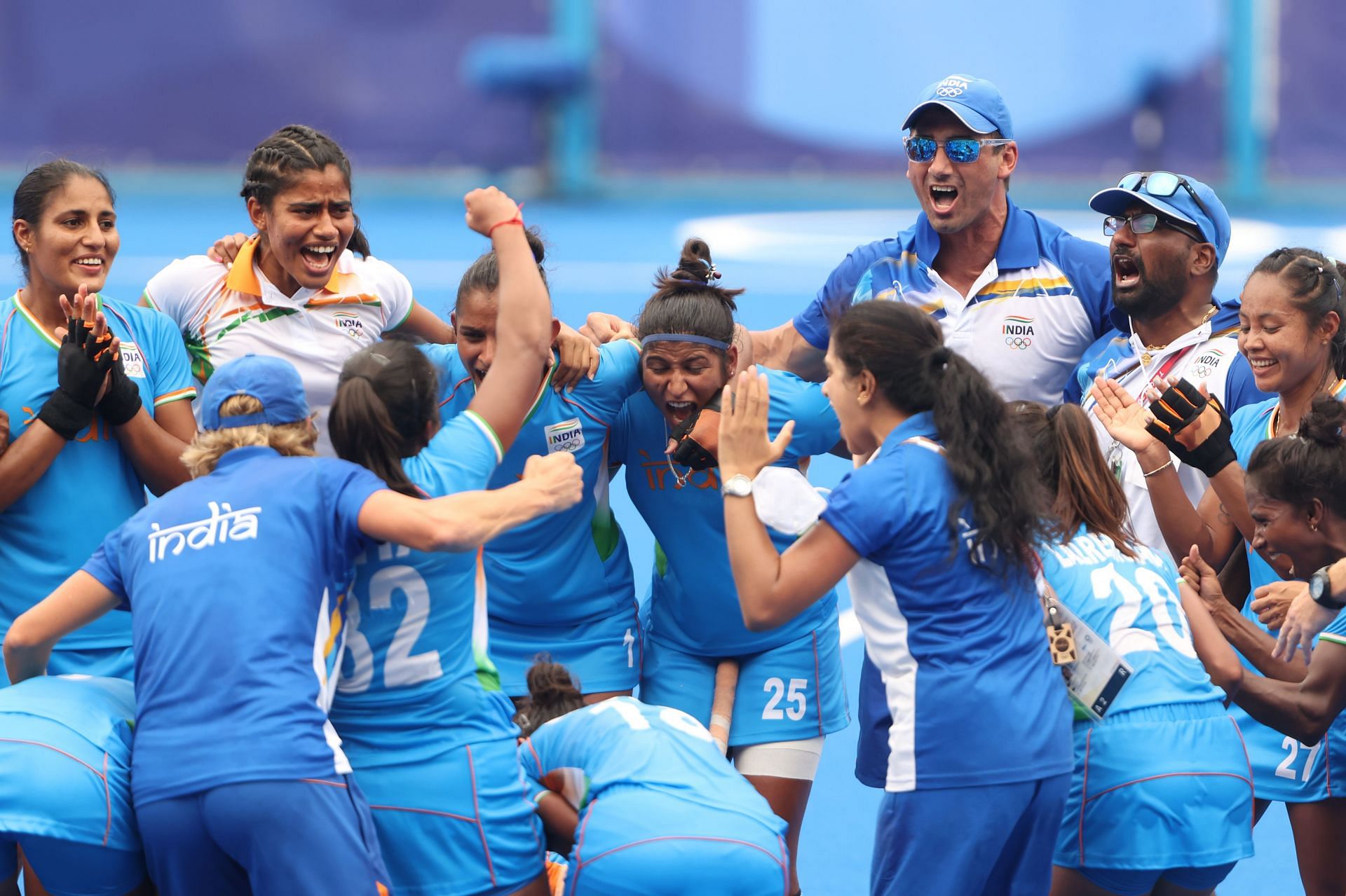 The Indian women&#039;s hockey team. (PC: Getty Images)