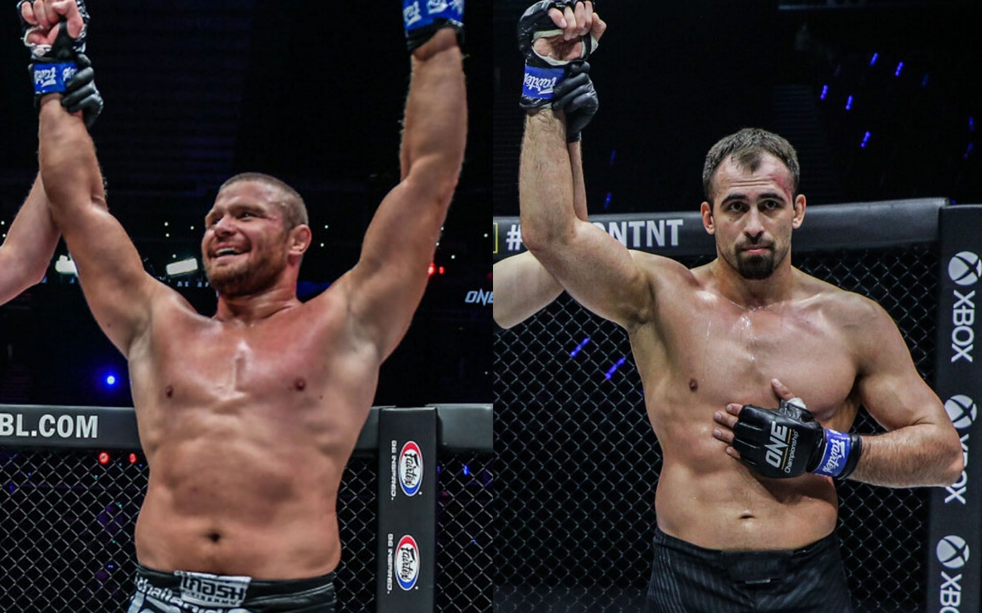 Will Anatoly Malykhin (Left) get his hand raised or will Kirill Grishenko (Right) find a way to stop his streak? | [Photos: ONE Championship]