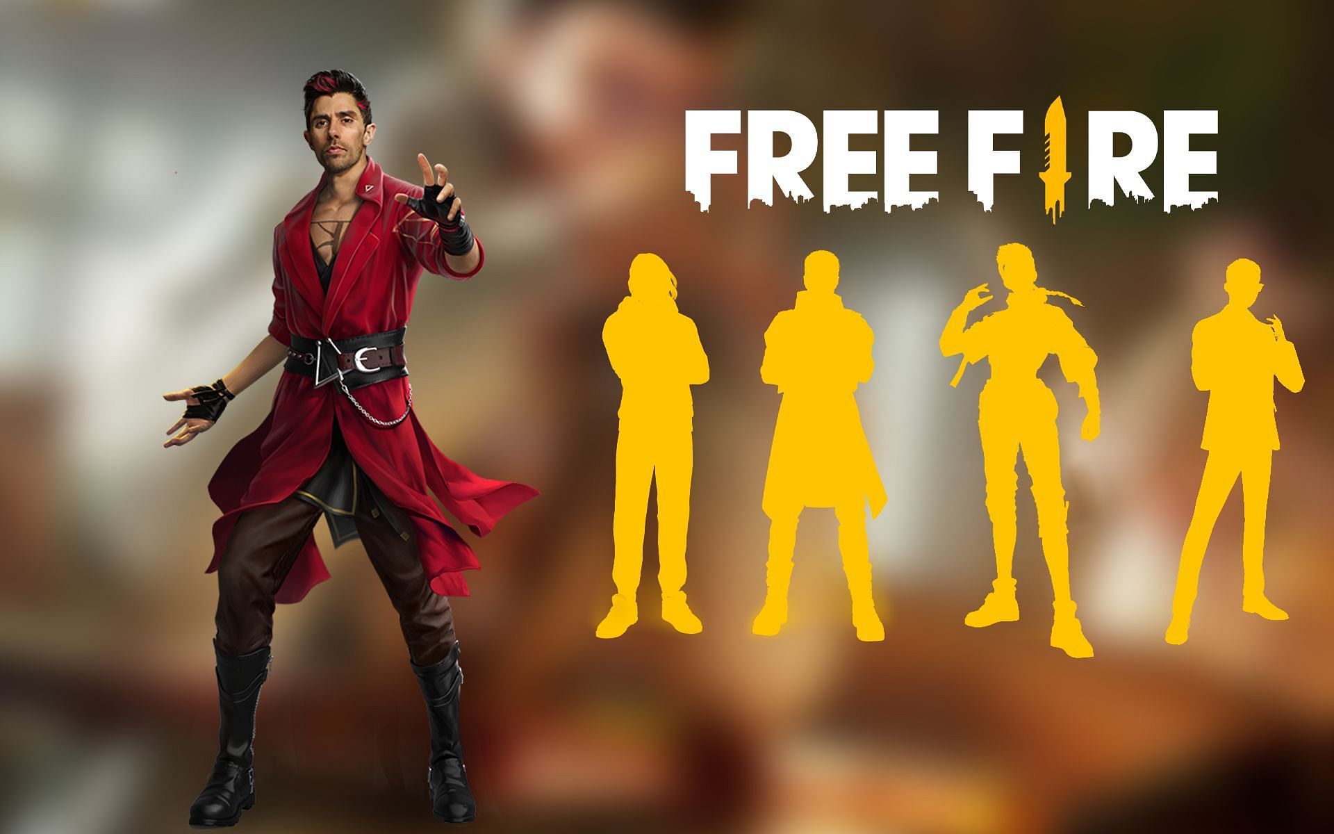 There are numerous characters with active abilities in Free Fire (Image via Sportskeeda)