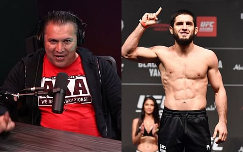 Javier Mendez(left) via YouTube/The Schmozone Podcast;Islam Makhachev(right)