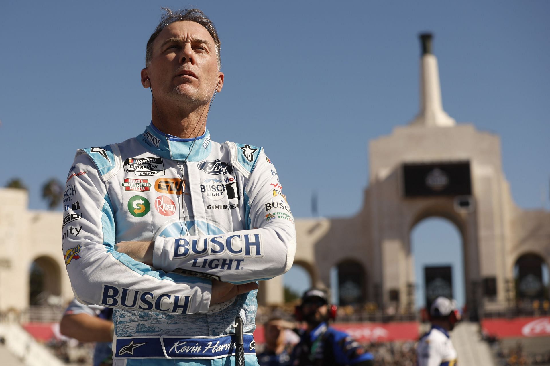 Kevin Harvick at the NASCAR Cup Series Busch Light Clash qualifying