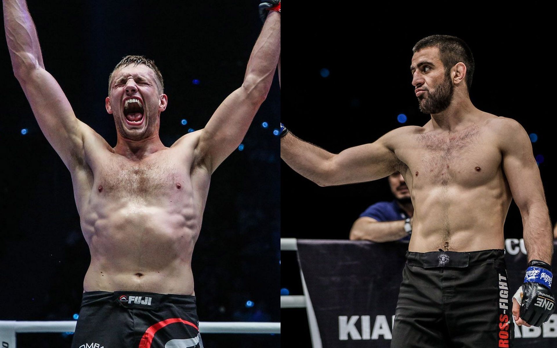 Reinier de Ridder (Left) may have the height advantage, but Kiamrian Abbasov (Right) is not worried. | [Photos: ONE Championship]