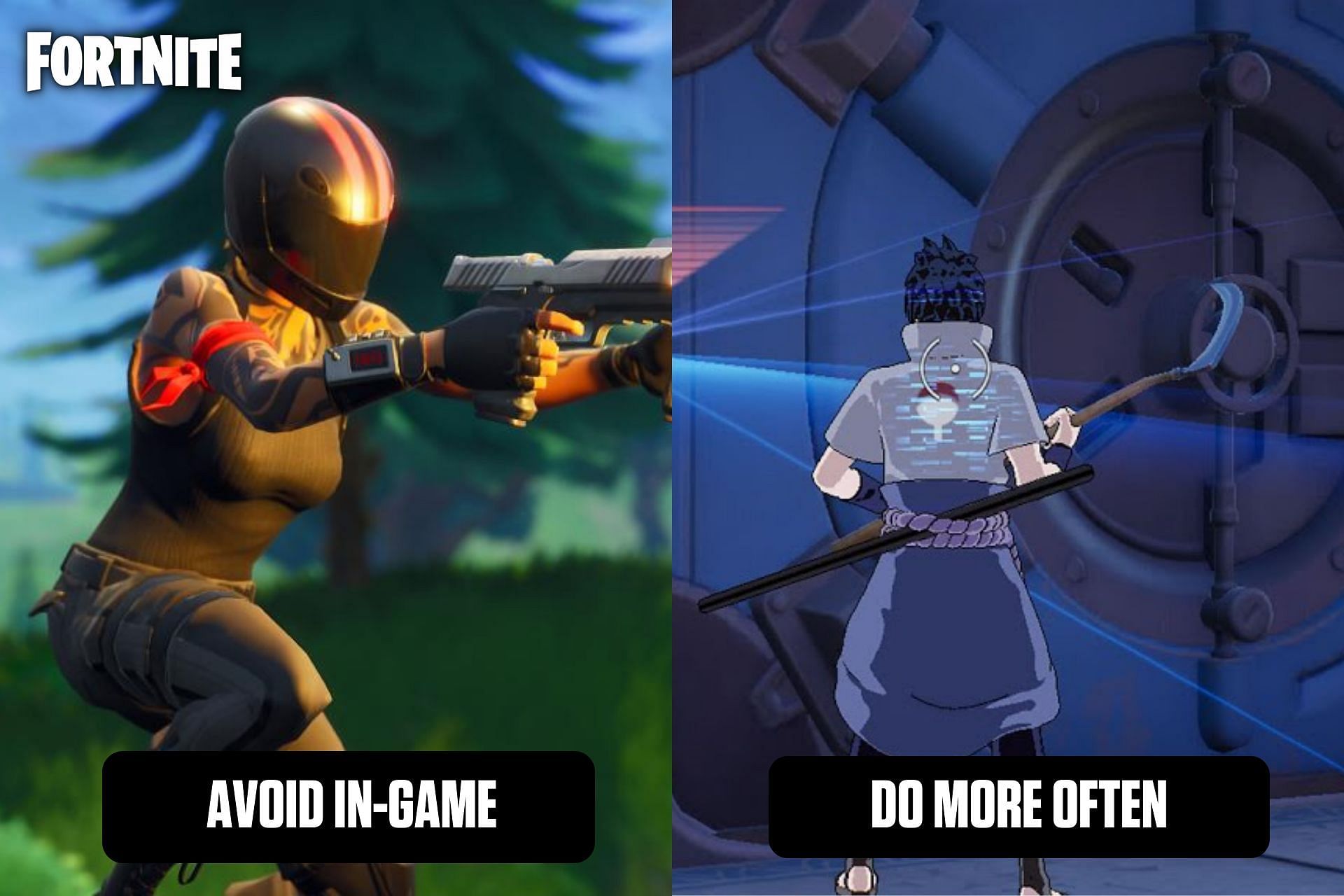 Knowing what to do and what not to do is essential to winning Fortnite matches (Image via Sportskeeda)