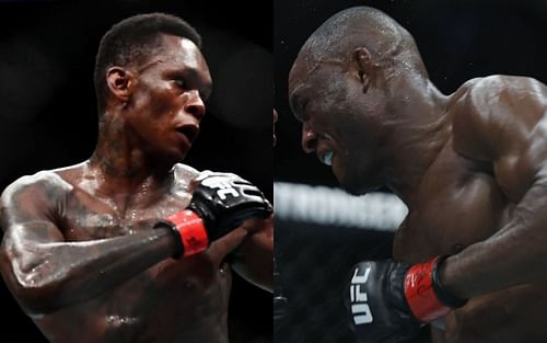 Israel Adesanya [left], Kamaru Usman [right]