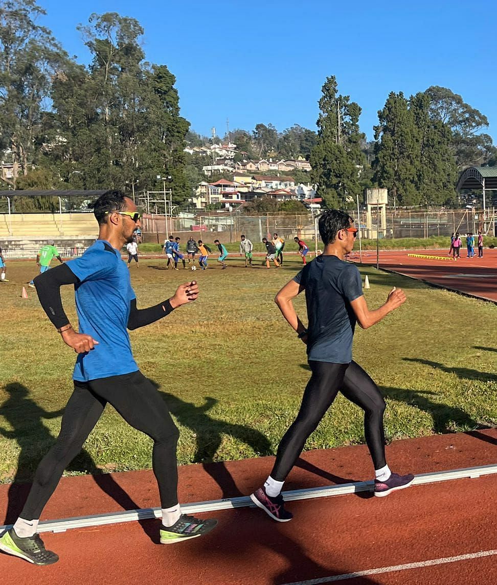 Army&#039;s race walkers training in Ooty to prepare for the upcoming national competitions. (Image courtesy: AFI)