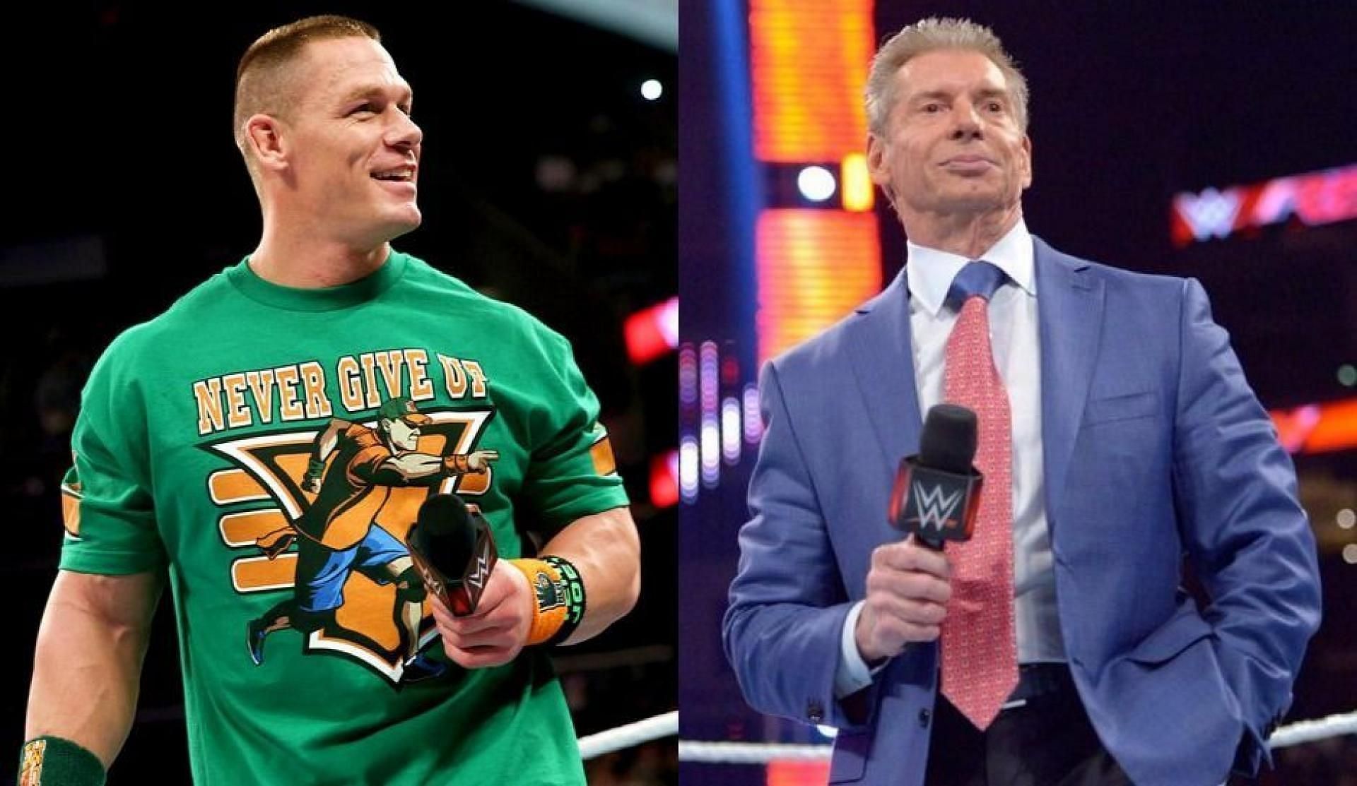 John Cena and Vince McMahon were invovled in some unscripted moments