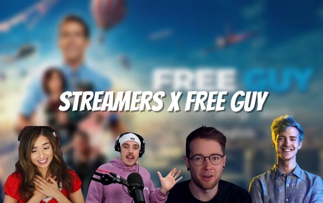 5 streamers who had cameos in Ryan Reynolds' Free Guy
