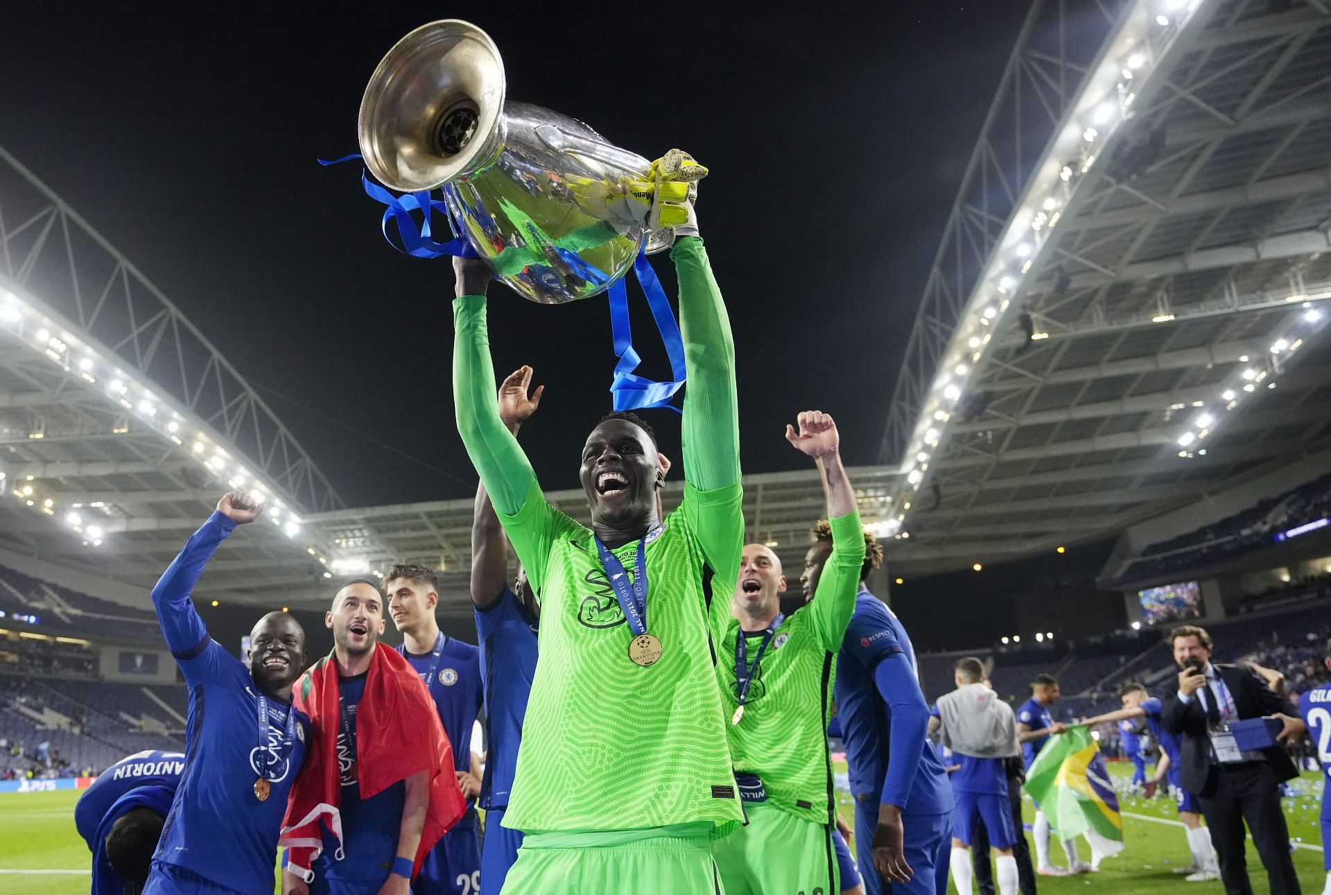 Edouard Mendy won the Champions League last season.