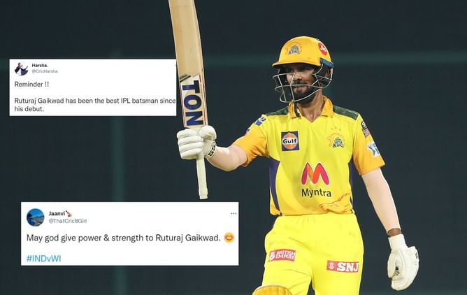 "BCCI ruining his career" - Twitter fumes as India leave out Ruturaj Gaikwad for 1st T20I vs West Indies