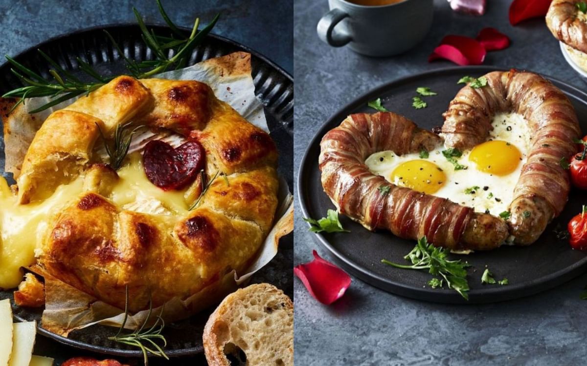 M&S Love sausages Valentine's Day breakfast range details
