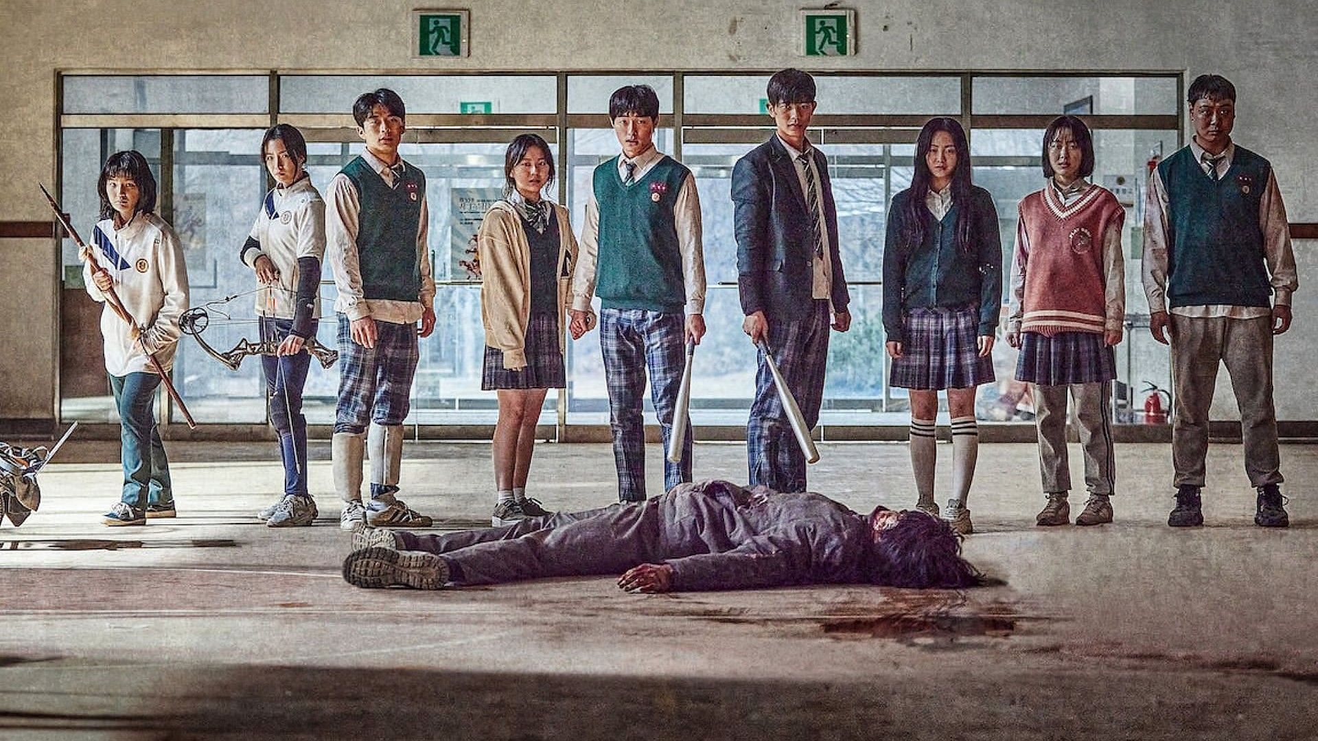 Yoon Chan-young and Park Solomon on whether their love stories would have happened in the absence of zombies (Image via Netflix @Google)