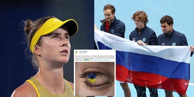Russian tennis players, including Daniil Medvedev & Andrey Rublev, call for peace, Ukraine's Elina Svitolina asks rest of the world for support