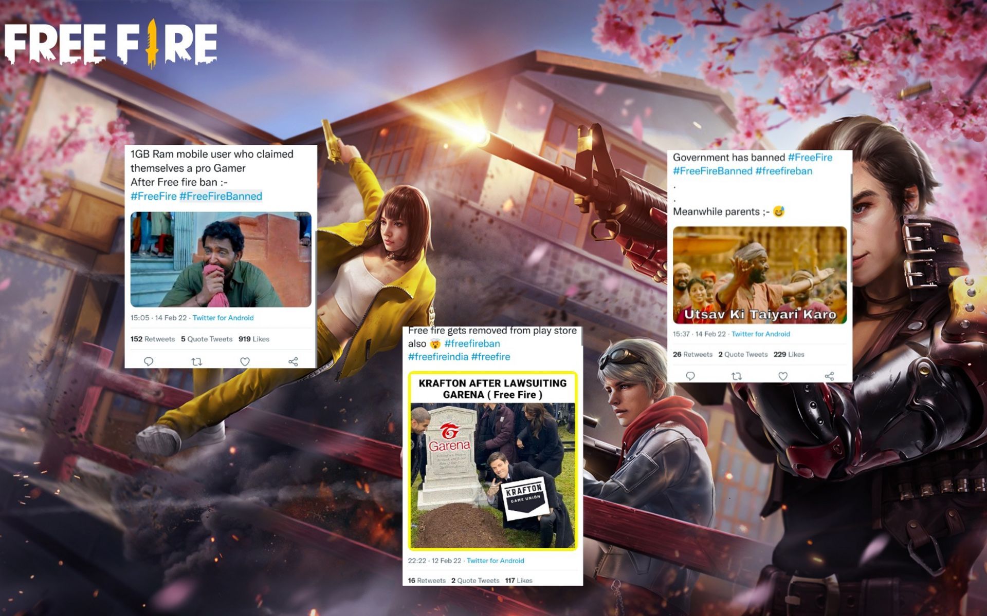 Free Fire One of 54 Apps Banned In India This Year