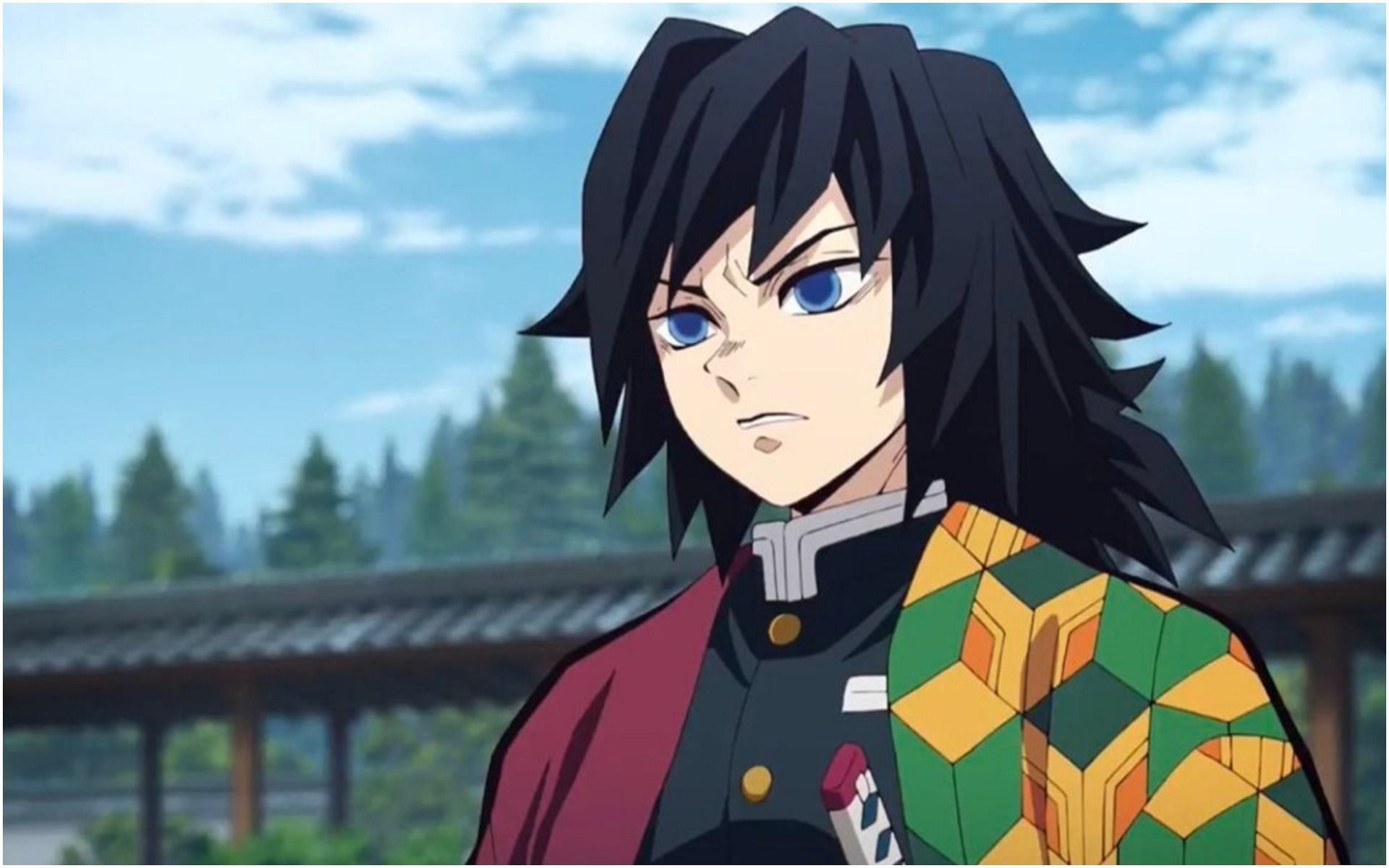 Giyu Tomioka as seen in the anime series (Image via Ufotable)