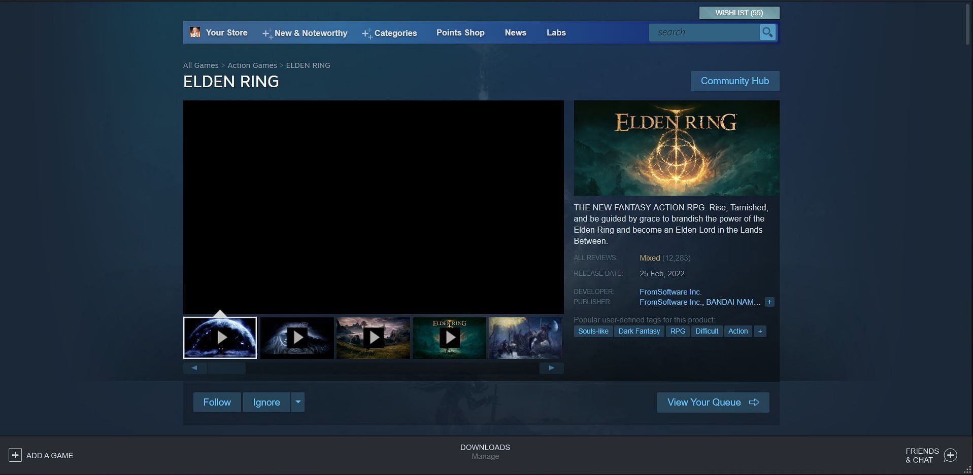 Elden Ring becomes 7th most played game in Steam's history despite getting  mixed reviews from players