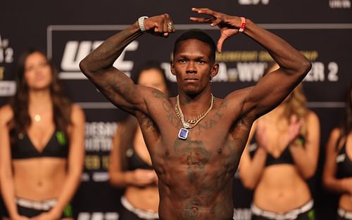 UFC middleweight champion Israel Adesanya