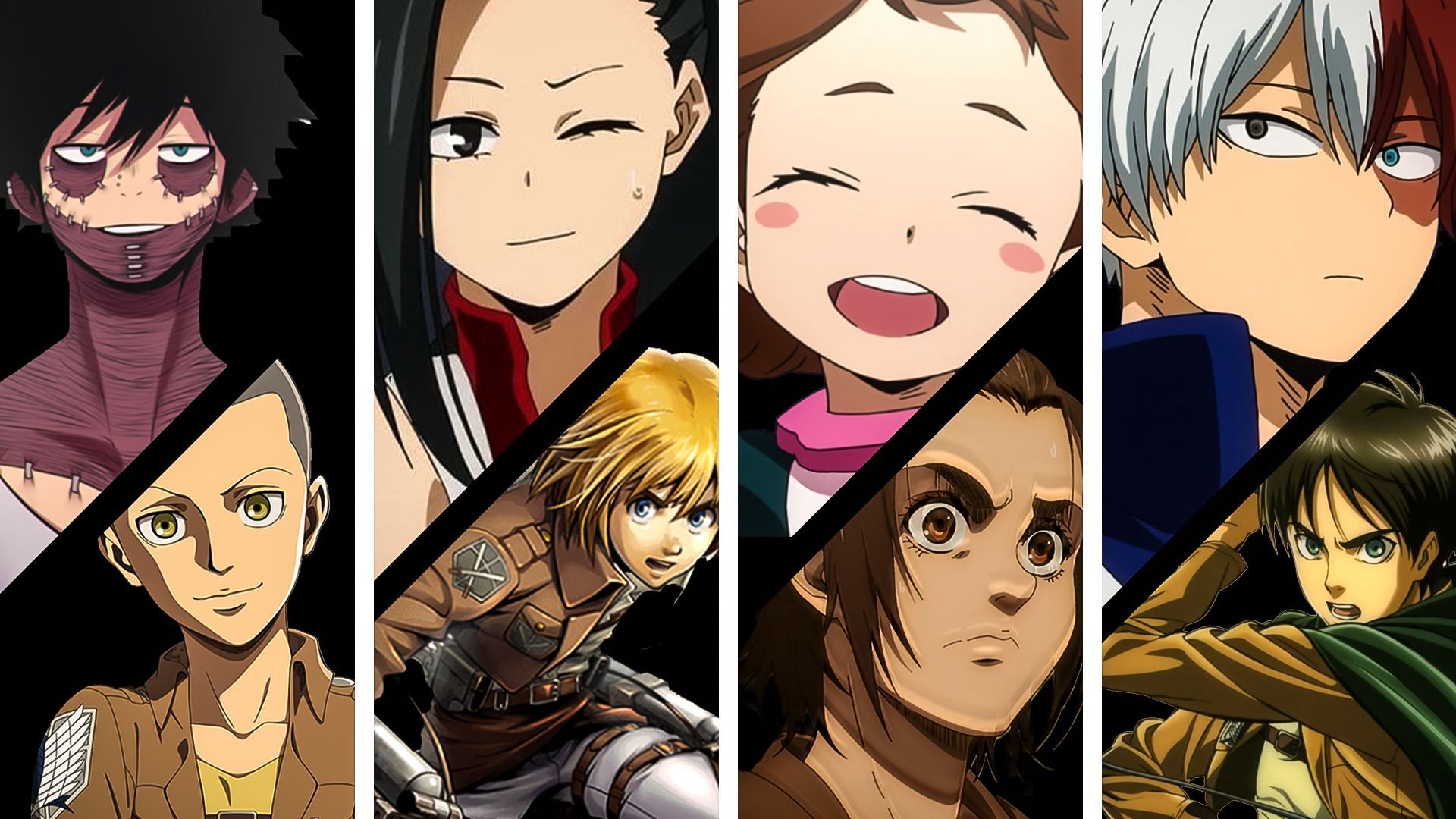 Characters With The Same AOT Voice Actors - Imgur