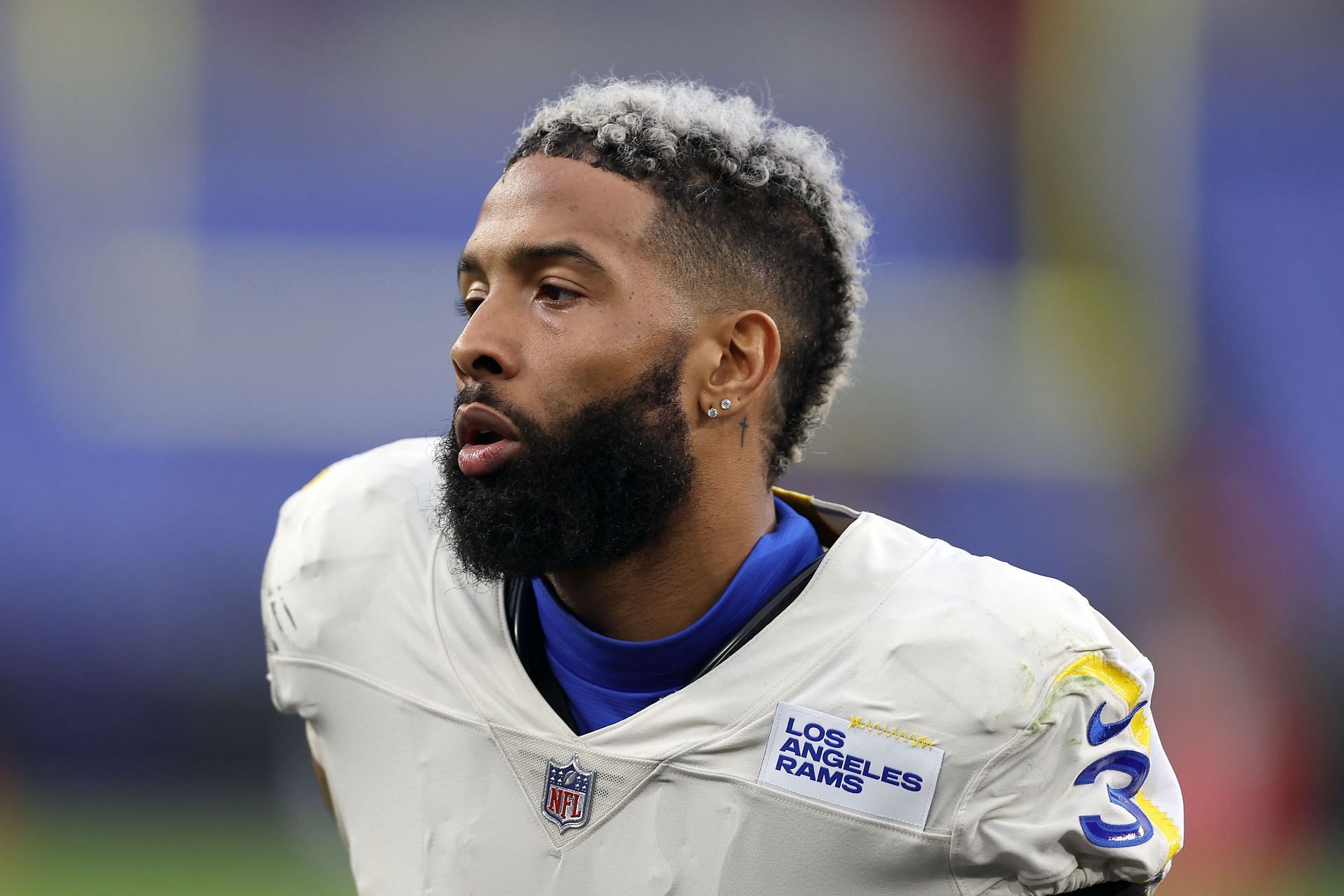 Odell Beckham Jr at Los Angeles v Baltimore