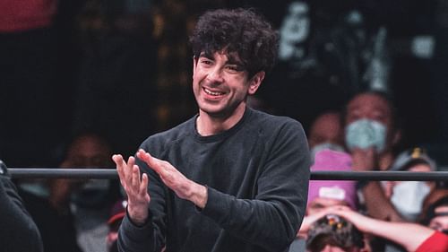 Tony Khan at an AEW event in 2022