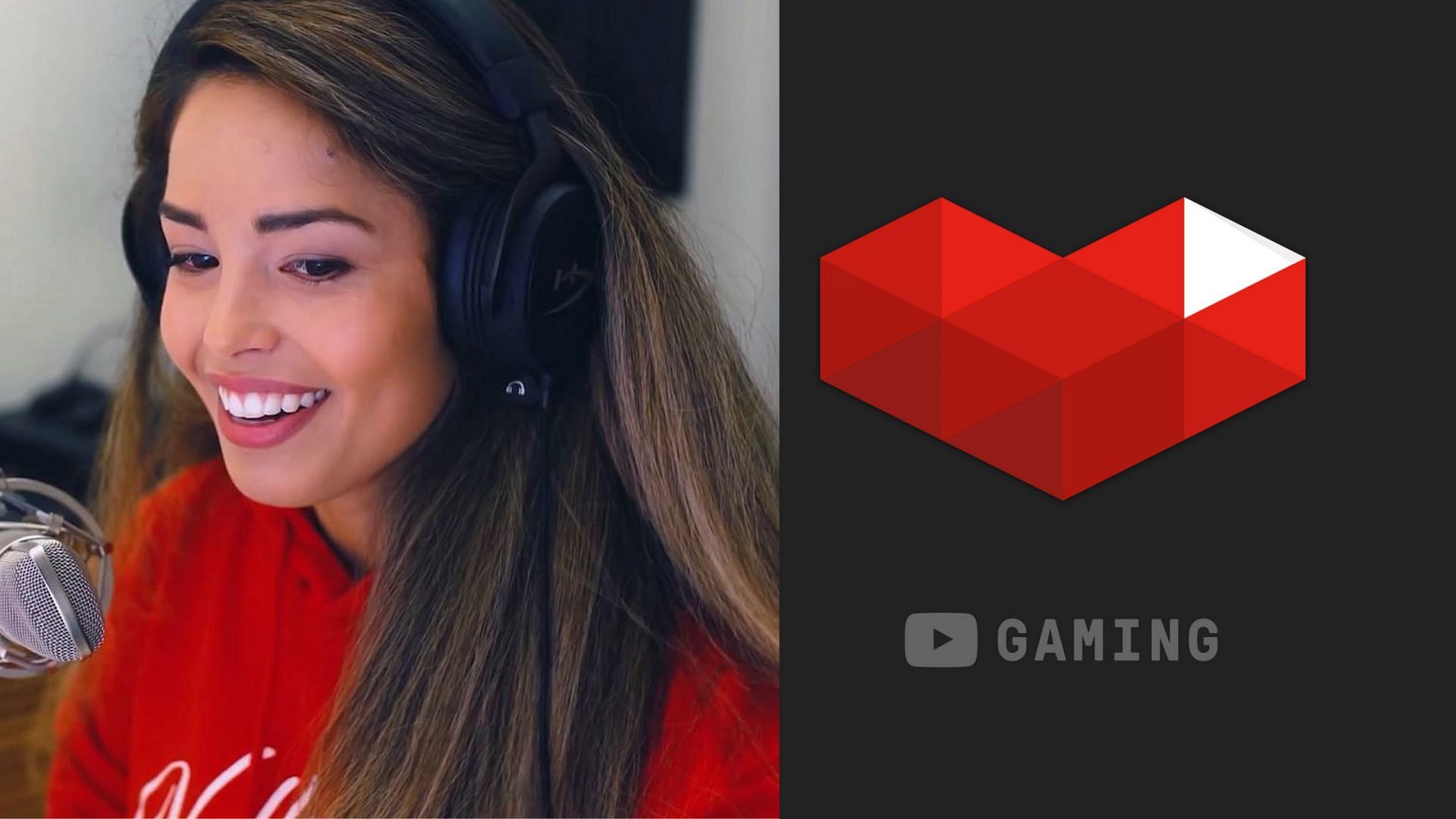 Rae re-signs with YouTube (Images via YouTube/Valkyrae and YouTube)