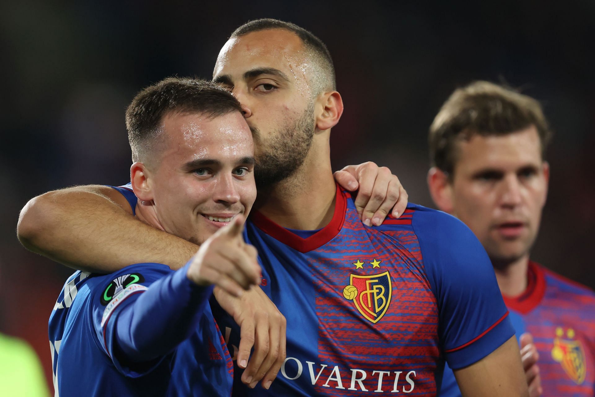 Lugano, Switzerland. 29th Nov, 2020. Cristopher Lungoyi (#8 FC Lugano) and  Albian Hajdari (#76 FC Basel 1893) in action during the Swiss Super League  match between FC Lugano and FC Basel 1893