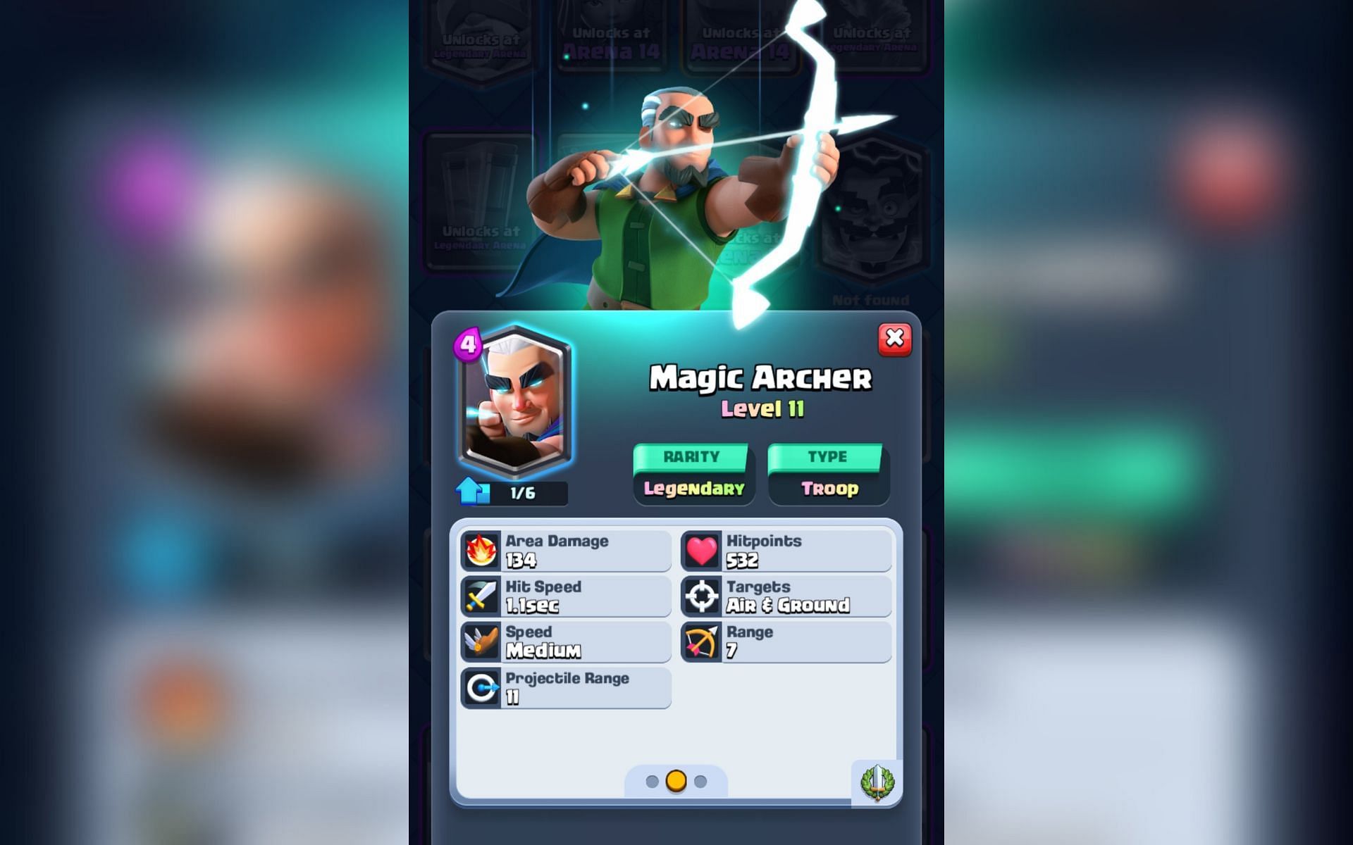 The Magic Archer card (Image via Sportskeeda)