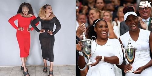 Venus Williams showcased the new collections from Haper's Bazaar alongside sister Serena Williams