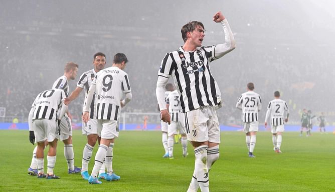 Dusan Vlahovic makes goalscoring debut as Juventus move into top 4 in Serie A