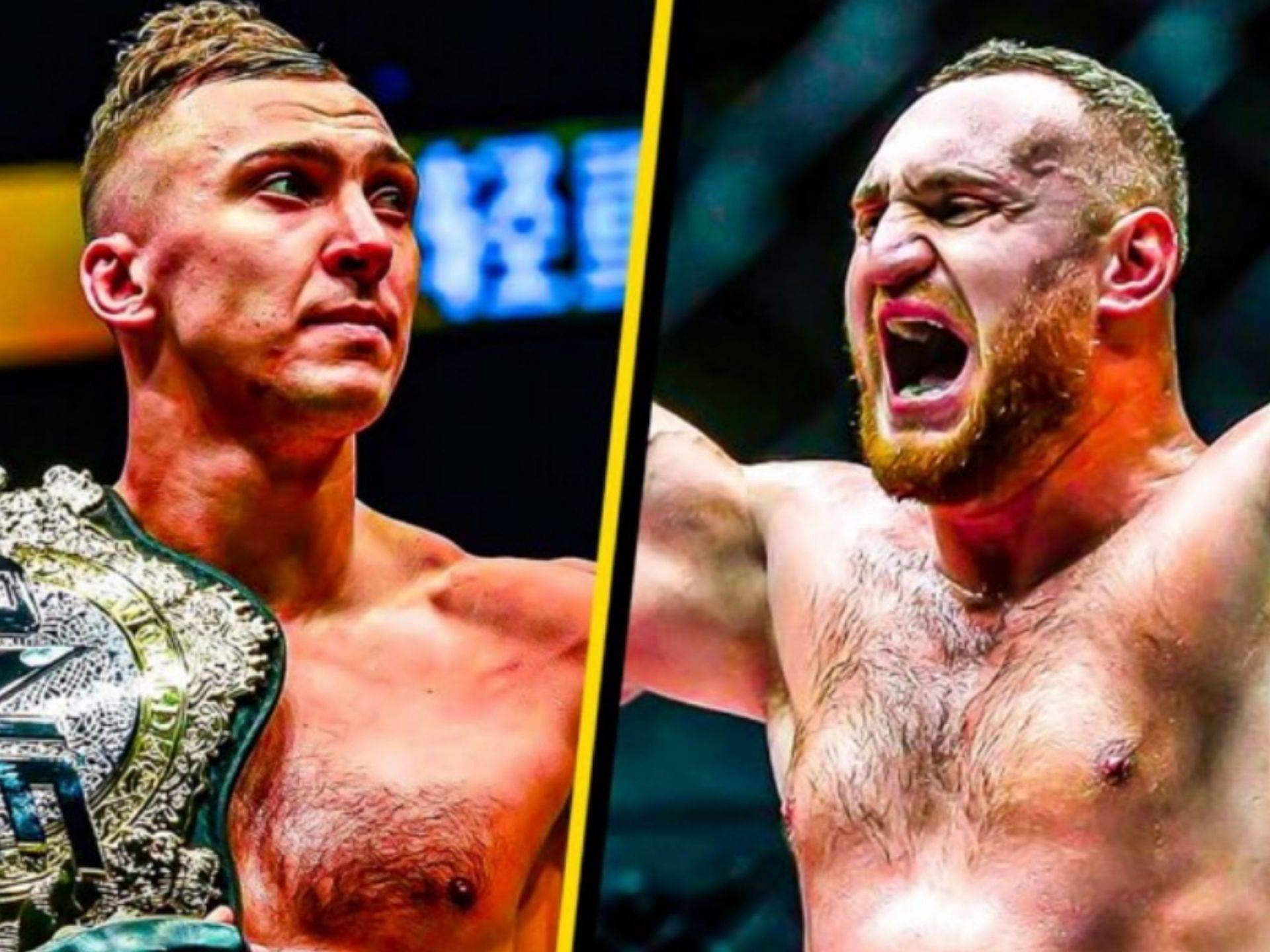 Roman Kryklia (left) and Murat Aygun (right). [Photo: ONE Championship]