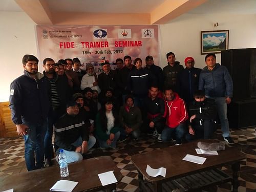 FIDE Trainers’ Seminar started in Shimla, Himachal Pradesh, on Friday. (Picture: AICF)