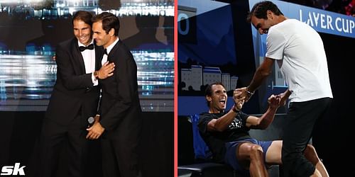 Roger Federer and Rafael Nadal