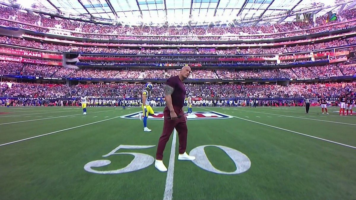 The Rams and Bengals were confused by The Rock's Super Bowl intro