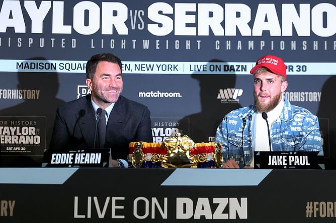 "Not in a fu*king million years"- Eddie Hearn reveals he never expected to co-promote a fight with Jake Paul