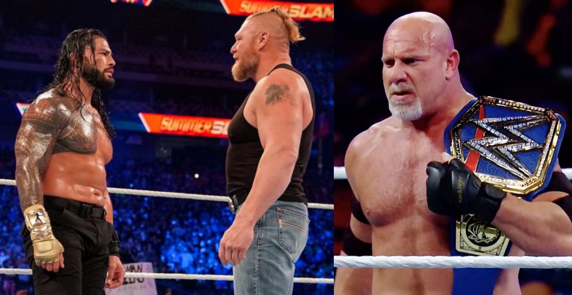 WWE Elimination Chamber में रोमन रेंस और ब्रॉक लैसनर के बीच मैच होगा